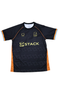Low Beach FC x Stack — Black Short Sleeve Jersey